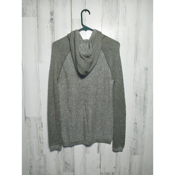 Eddie Bauer Hooded Knit Sweater Women’s Size Medium Pullover Stretch Outdoor - Picture 5 of 7